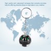 Keyring Compass, Floating Dial Liquid Filled Ball Keyring Compass for