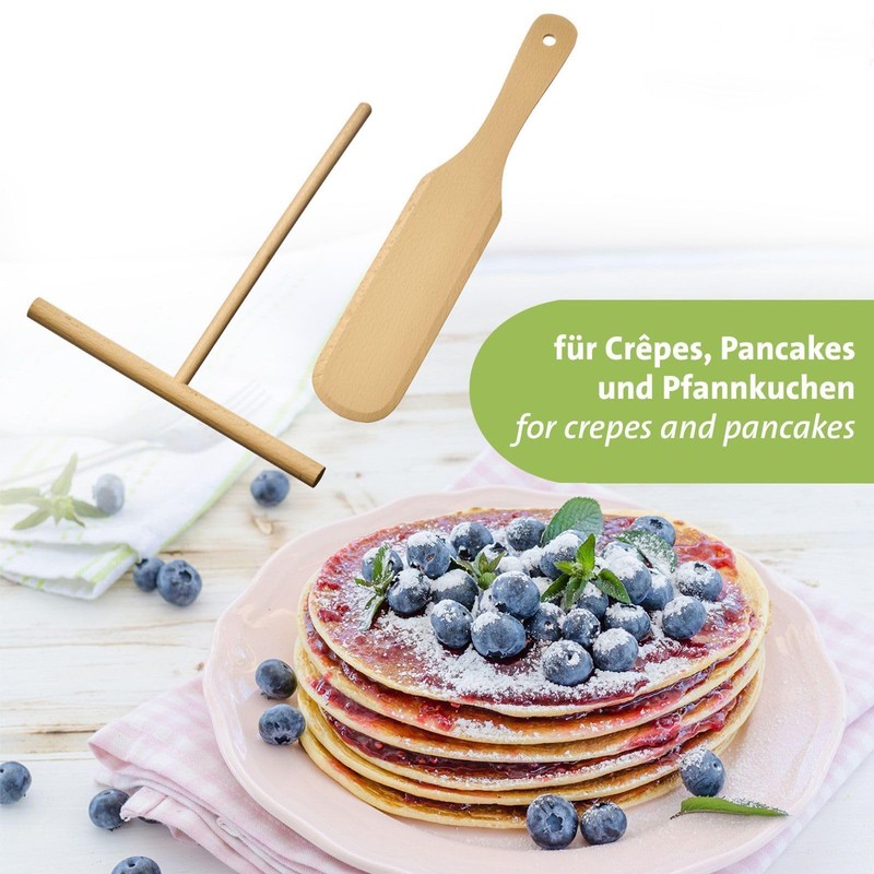 Westmark Woody Crepe Spatula and Dough Spreader - Practical Set
