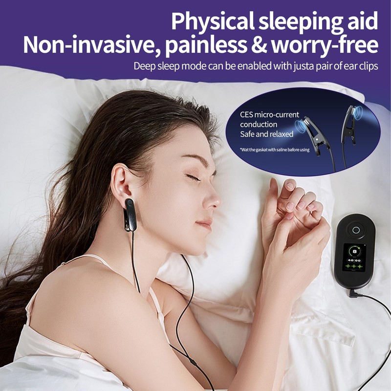 Advanced Sleep Aid, Device for Vagus Nerve Stimulation with Ear