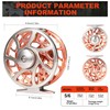 Sougayilang Fly Fishing Reel, CNC-Machined Aluminum Alloy, 5/6 Weight, Lightweight