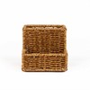 JAJU Daily 2-compartment storage basket_15cmx12cmx11cm_Natural, NaturalNatural_FRFR / 자주 JAJU 데일리