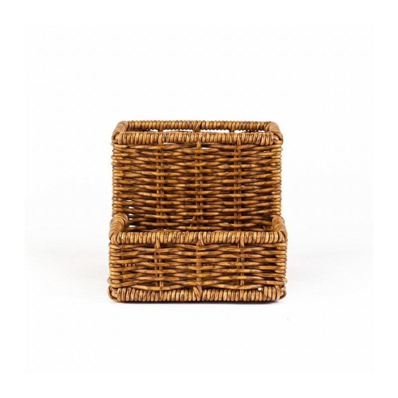 JAJU Daily 2-compartment storage basket_15cmx12cmx11cm_Natural, NaturalNatural_FRFR / 자주 JAJU 데일리