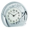 Seiko Clocks Table Clock, Silver, Standard Size