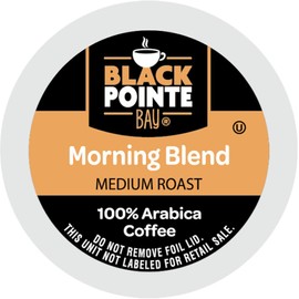 Black Pointe Bay Coffee, Morning Blend, Light Roast, 80Count Single Serve Coffee Pods for Keurig K Cup Brewers, Morning Blend, 80Count