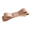 VINGTAINE H-999-PK Simple Grosgrain Ribbon Barrette, Elegant Office, Daily Hair