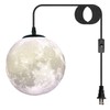 HFUGUD Plug in Pendant Lighting with Cord,Hanging Lamps That Plug