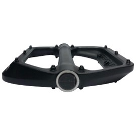 Spank Spoon DC Pedals (Black, 100x105 mm), 20 Preassembled Pins For Added Grip, Pedals for Mountain Biking, Best for ASTM 5, All mountain, Trail, Enduro, free ride, DH, E-Bike, (90x105) KIDS