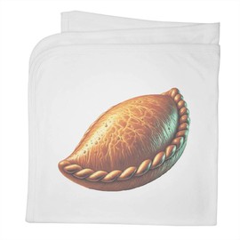 Azeeda 'Cornish Pasty' Cotton Baby Blanket/Shawl (BY00039743)