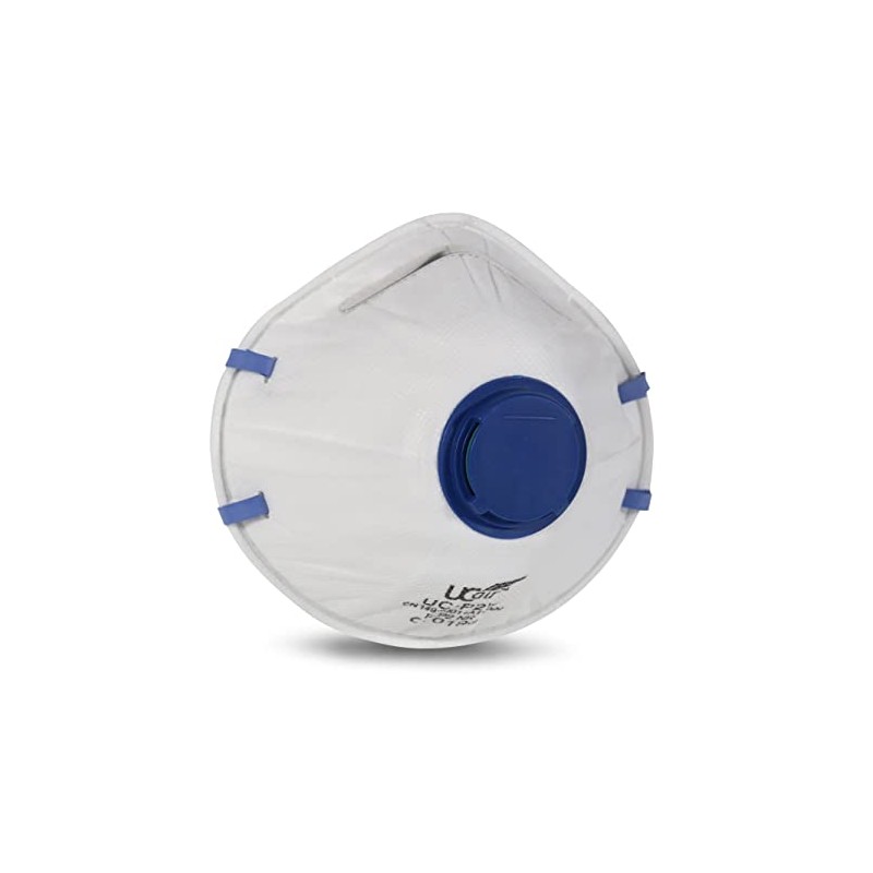 RESP, UC-P2V, Cup MASK with Valve, FFP2, Box of 20