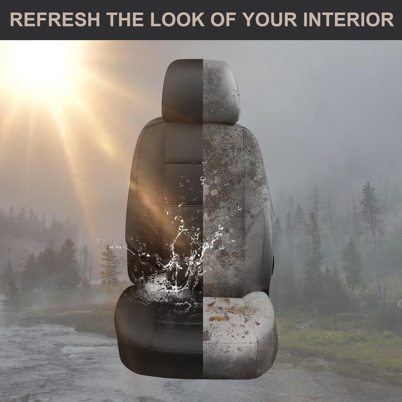 GIANT PANDA Neoprene Full Set Car Seat Covers for Toyota