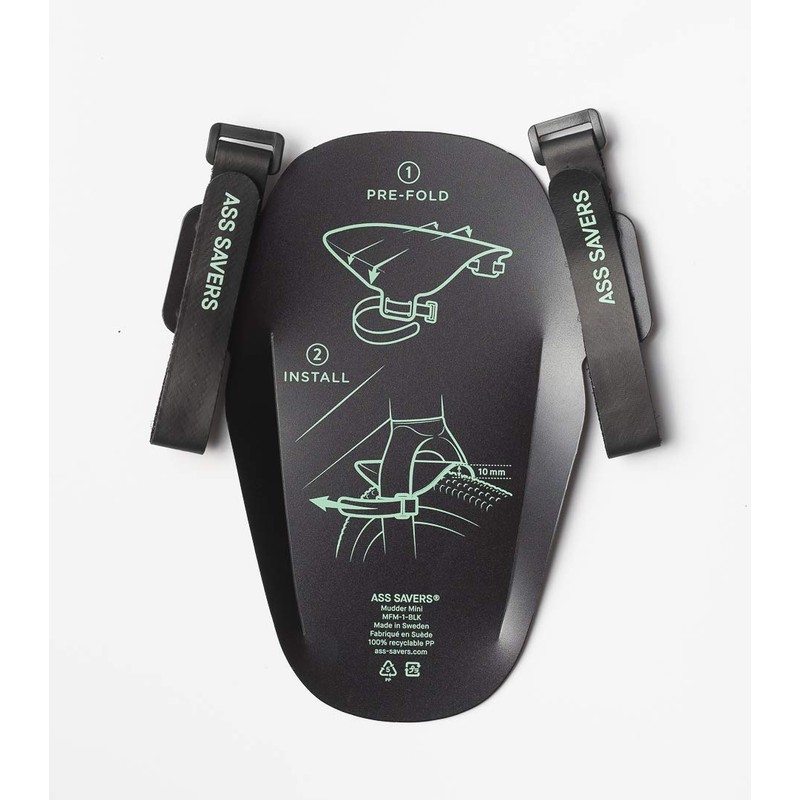 ASS SAVERS Mudder Mini Clip-On Gravel Mudguard
