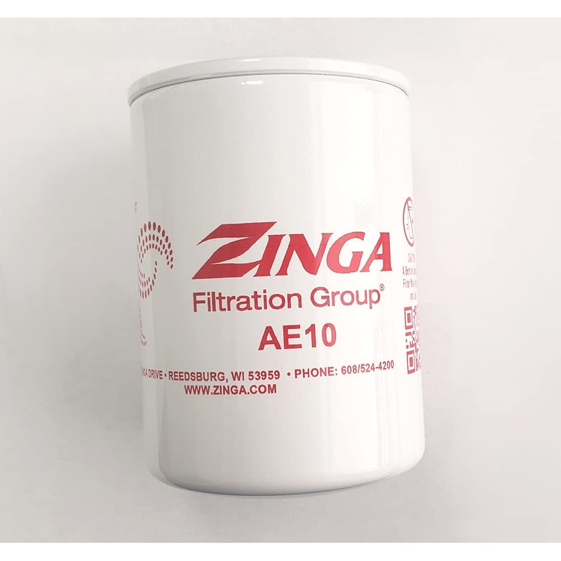 ZA AE-10 - Zinga Spin on Filter 10 Micron 1''