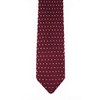 Men Boys Wine Red Knitted Neck Tie Burgundy Accessory Narrow