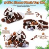Lenwen 5 Pcs Horse Stuffed Animals Large Mommy Horse Plush