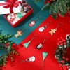 Equsion 60 Pcs Christmas Keychain Christmas Party Favors Christmas Tree