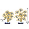YU FENG Golden Turkish Evil Eyes Tree with Blue Evil