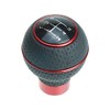 Universal Gear Knob Round Red / Black with 3 Adapters