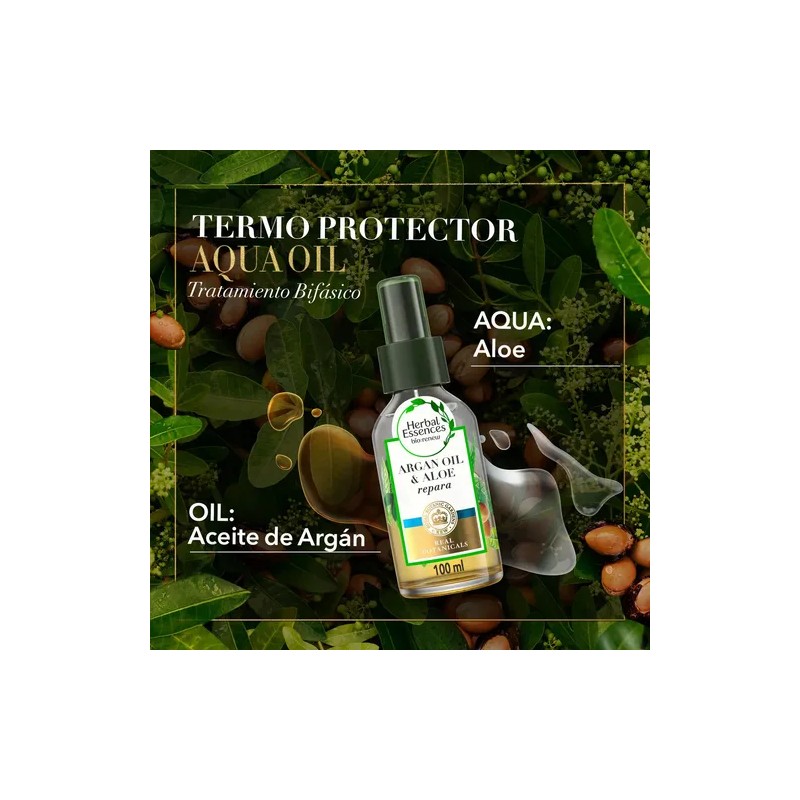 Aceite Capilar Reparador Herbal Essences Biorenew Argan/aloe