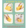 Foldable Portable Stool, Lightweight Collapsable Ultralight Folding Potty Chair for