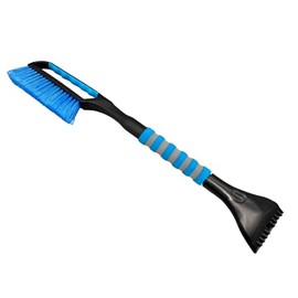 Simply Auto Collapsable Snow Brush, 2-in-1 Telescopic Handle, Ice Scraper and Brush Combo for Car Winter Maintenance