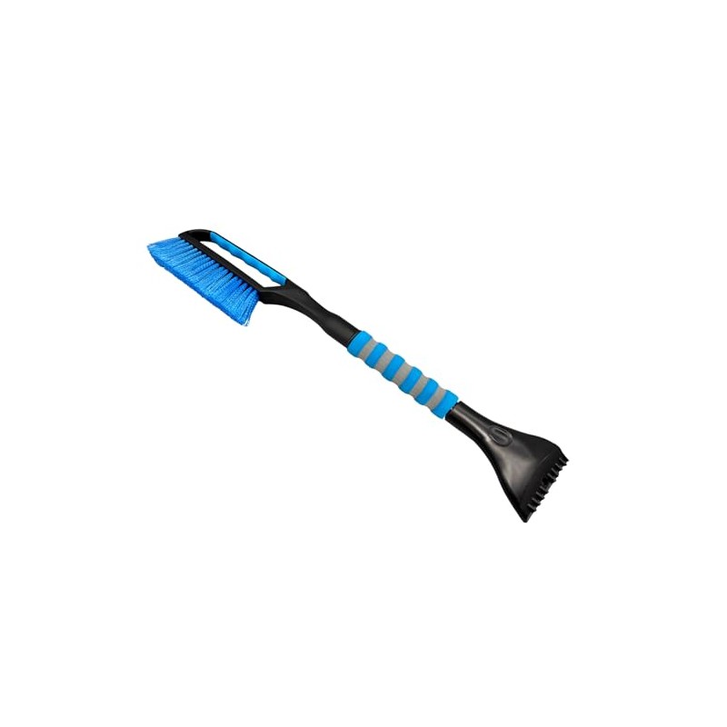 Simply Auto Collapsable Snow Brush, 2-in-1 Telescopic Handle, Ice Scraper