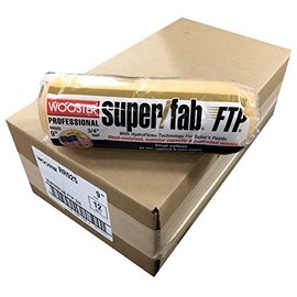 Wooster Brush RR925-9 Inch Super/Fab FTP Roller Cover, 3/4-Inch Nap - Pack of 12