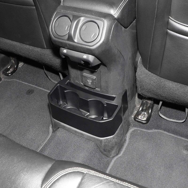 Jimen for JL Rear Cup Holder, Dual Extra Cup Holder