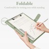 Mymazn A4 Clipboard Folder Conference Folder, Faux Leather Clipboard with