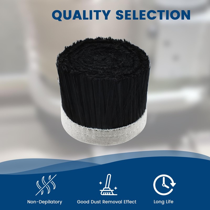 SATUY CNC Vacuum Brush, 1m x 70mm Nylon Dust Shoe