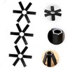 GRIRIW Folding Pot Holder Set 6pcs Kitchen Hot Pads Tea