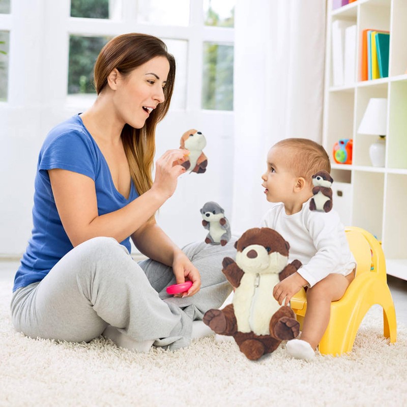 5 PCS Sea Otter Stuffed Animals, Stuffed Otter Plush with