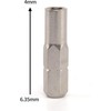 Alriedy Pack of 2 6.35 mm to 4 mm Hex