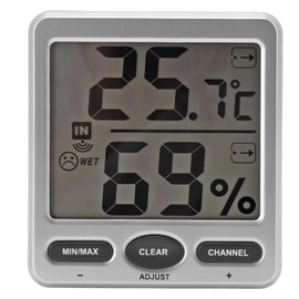 Room Thermometer Large Screen Comfort Level Indicator 24 Hours Record High Accuracy Humidity Sensor for Indoor Outdoor