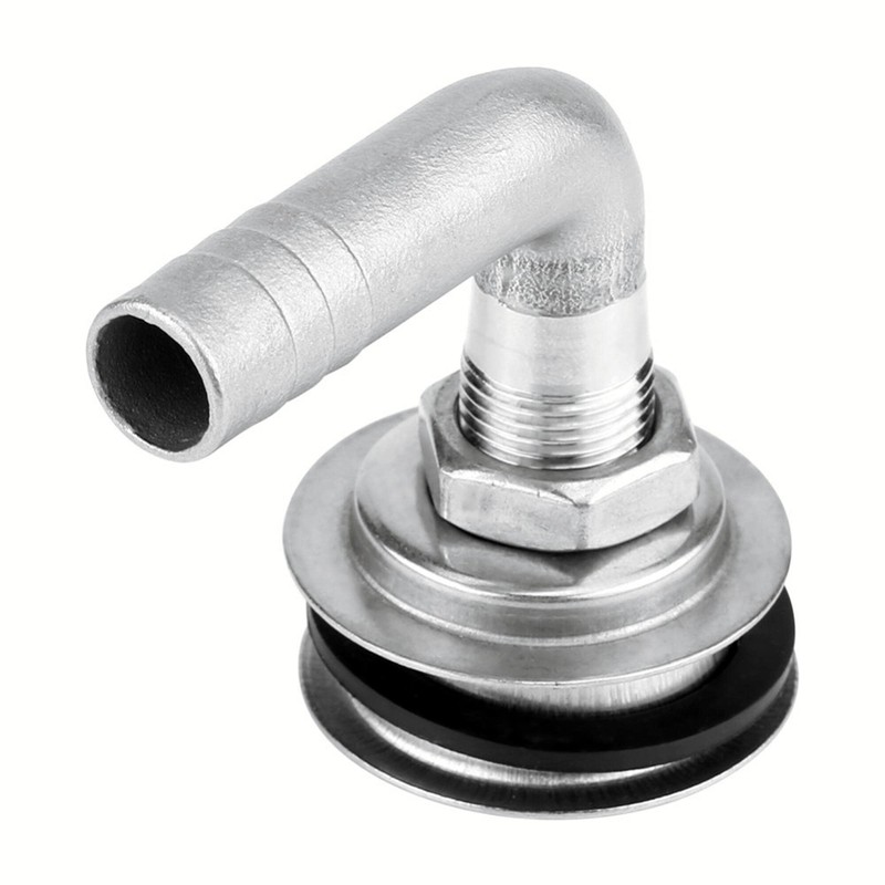 90 Degrees Boat Fuel Tank Vent for 5/8" Hose, Stainless