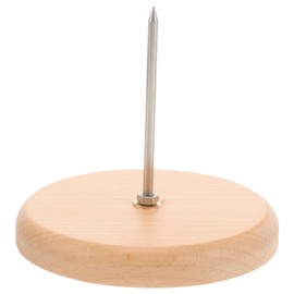 Lurrose Paper Spike, Receipt Holder Receipt Spike for Restaurant Bill Fork Wooden Receipt Spike Holder Check Spindle Memo Spike Ticket Spindle for Supermarket Checkout Counter Accountant