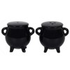 Tech Island Salt and Pepper Grinder Pots, Cauldron Cruet Set