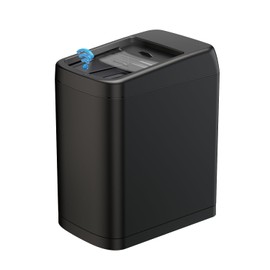 ELLO&ALLO Garbage Can Motion Sensor Trash Can 8 Gallon for Kitchen with Roll Up Lid, Automatic Touch Free High-Capacity Black Waste Bin