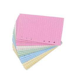 Operitacx Colorful Ruled Loose Leaf Paper for Planners and Notebooks Pages of Smooth Writing for Daily Notes Journals and Financial Records