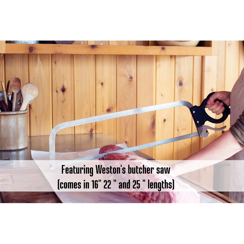 Weston Butcher Meat and Bone Saw with 25 Inch Stainless