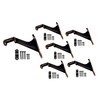 QCAA HandRail Brackets, 3", Zinc Die Cast, Aged Bronze, 6