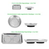 Magnetic Tool Trays, 3 Pieces, Stainless Steel Magnetic Bowl, Hold