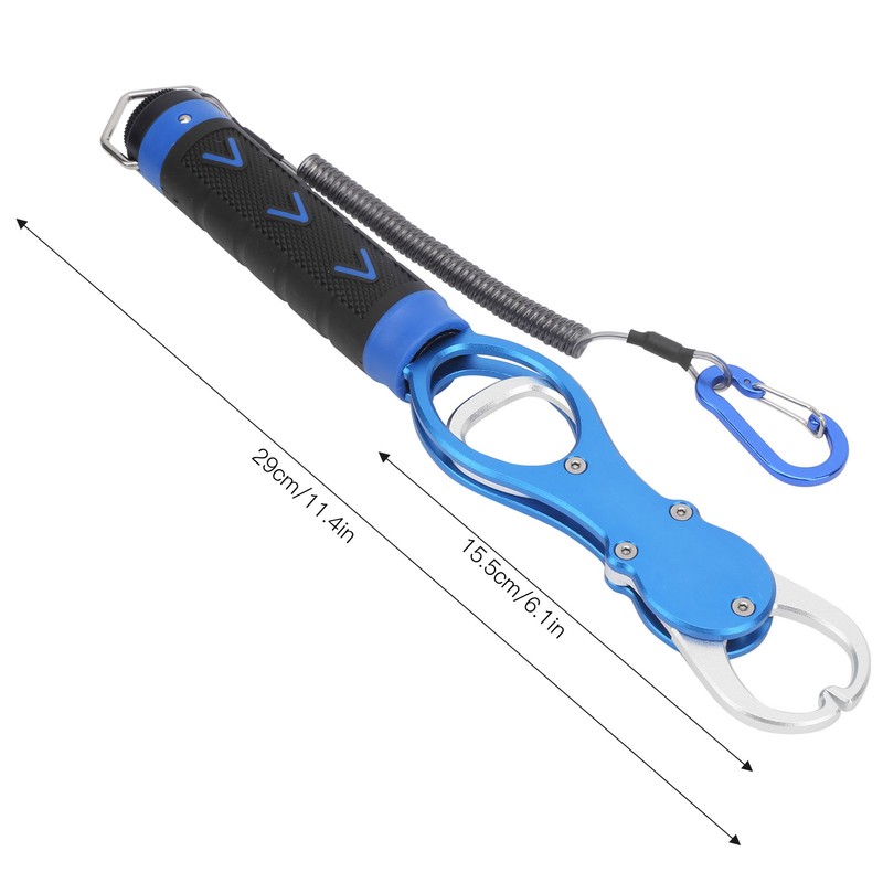 Aluminum Alloy Fish Controller with Scale Portable Weighing Fishing Lip
