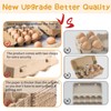 MESHKA Egg Cartons 30 Pack,Classic 3x4 Style Holds 12 Large