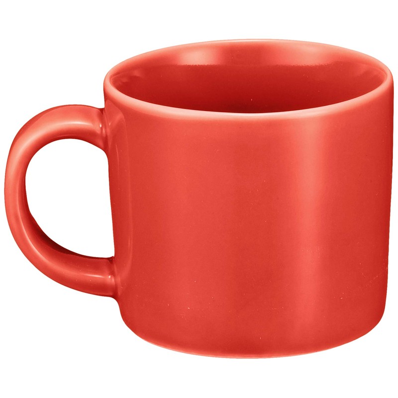 Hasami Ware 18291 Common Demitas Cup & Saucer, Red