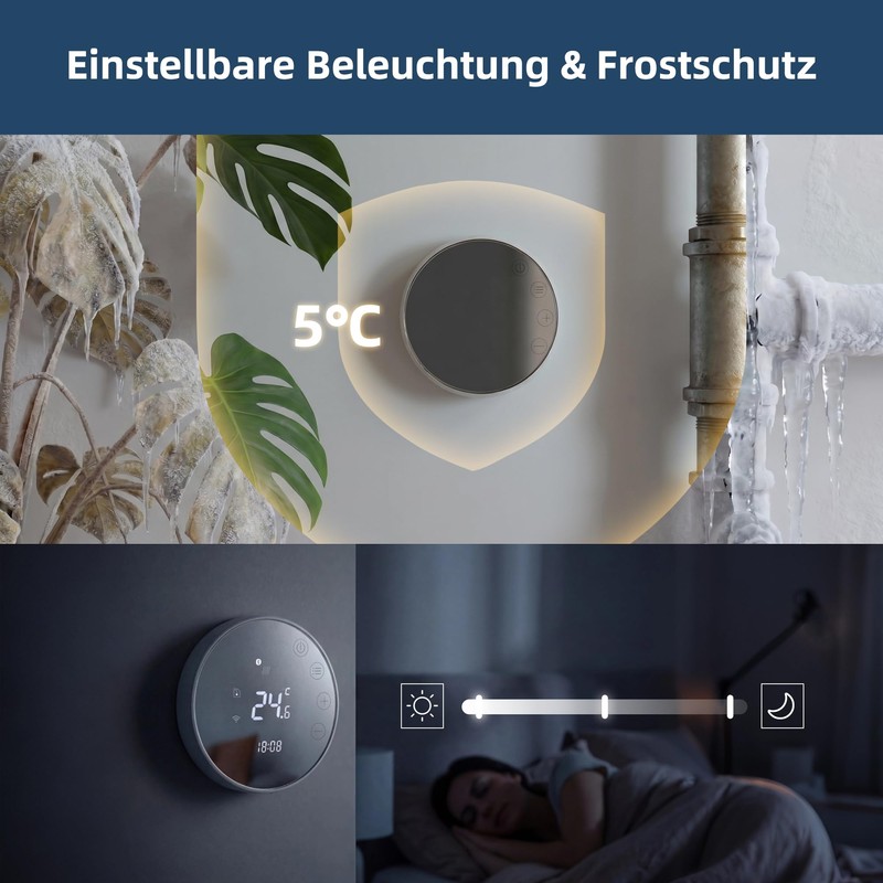 Beok Smart Floor Heating Thermostat WiFi Room Thermostat for Water