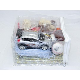 Oreh Homewares Heavy Duty Vinyl Zippered Closet Square Storage Bags (Clear) for Sweaters, Blankets, Arts & Crafts, Toys and Much More! (9" x 11" x 7") 3 Gallon 20-Pack