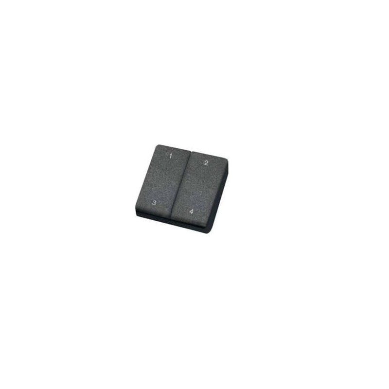 Eltako Wireless Sensor Mini Hand-Held Transmitter, Pure White Glossy, FMH4S