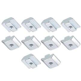 MEZOKUCEL 20pcs - Nickel Plated Carbon Steel T Slot Bolts, Hammer Head Fastener, Sliding T Nuts for T-Slot Aluminum Extrusion Profile Carbon Steel T Slot Nut for 3D Printer CNC Milling Machine (M6)