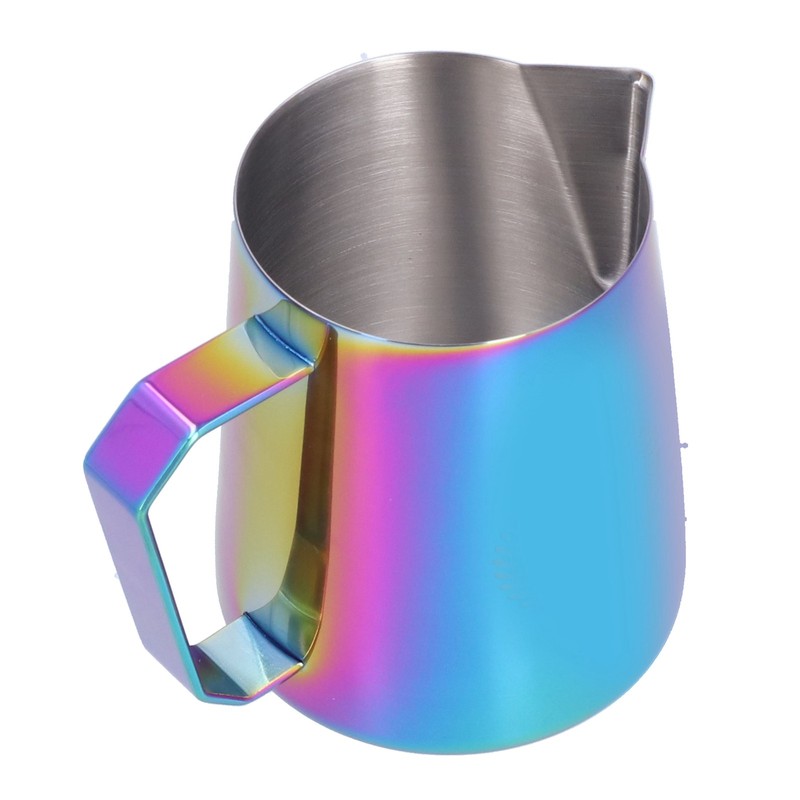 Coffee Frothing Cup Colorful 600ml Milk Frothing Pitcher 304 Stainless