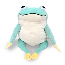 Shinada Global Mochi Series MOKR-0420GLB Mochi Frog Golf Club Cover and Hand Puppet, Stuffed Animal, 8.7 x 5.5 x 15.4 inches (22 x 14 x 39 cm), Light Blue